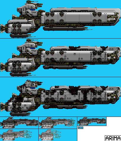 Cybernator - Federation Ship