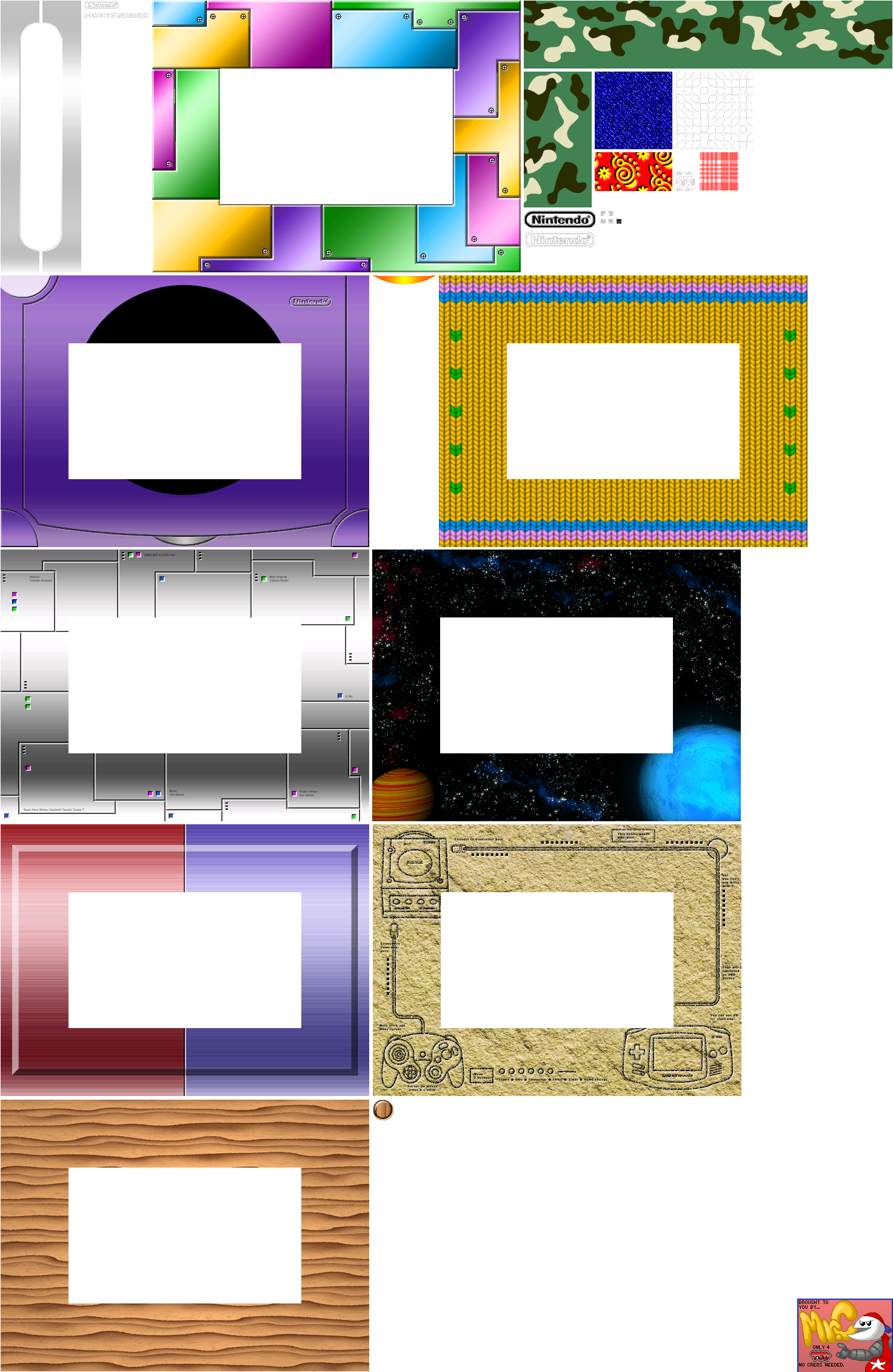 Game Boy Player - Screen Frames