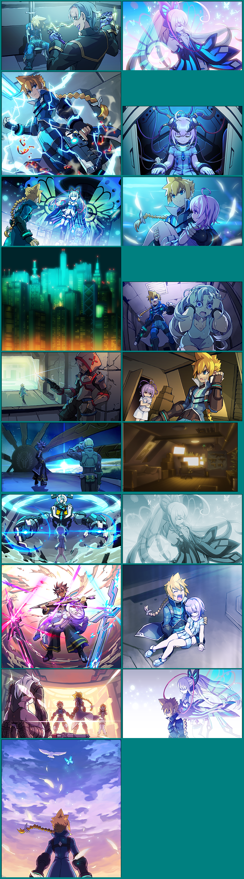 Azure Striker Gunvolt - Story Images