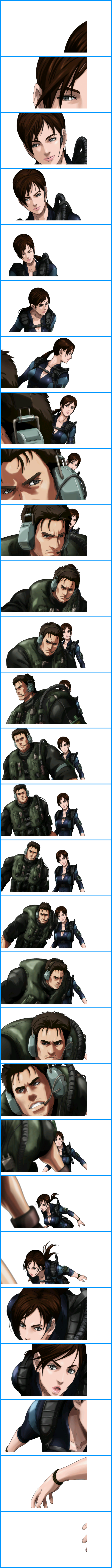 Chris Redfield and Jill Valentine