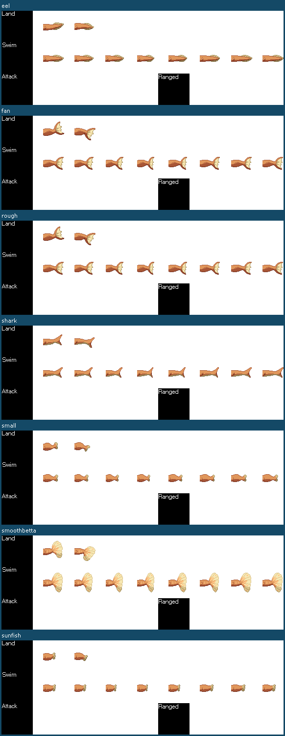 Starbound - Large Fish Tails