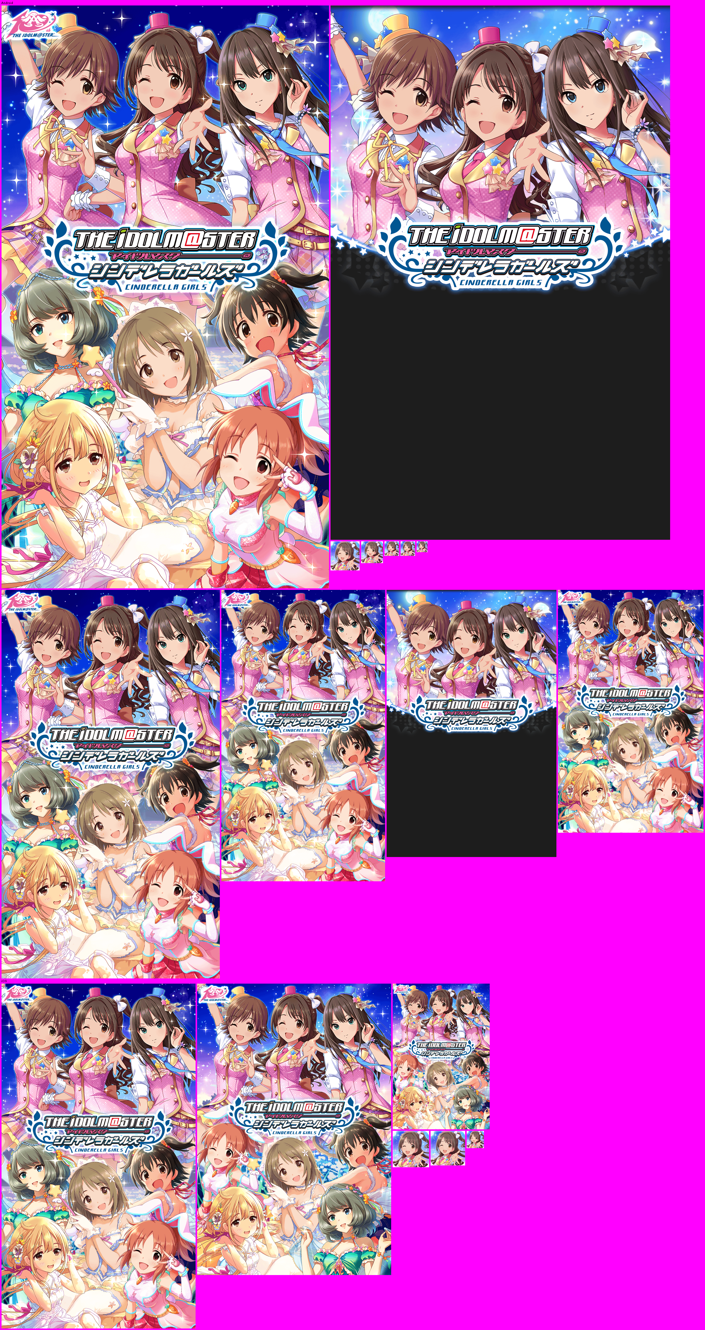 THE iDOLM@STER: Cinderella Girls - App Icons & Splash Screens (JPN)