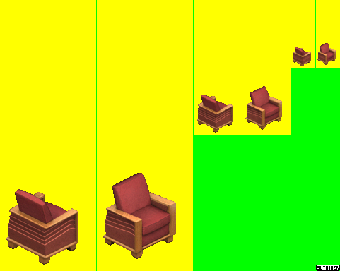 The Sims - The Square Peg Easy Chair