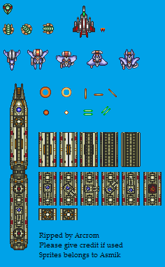 D-Force / Dimension Force - Shooting Mode Stage 4 Enemies