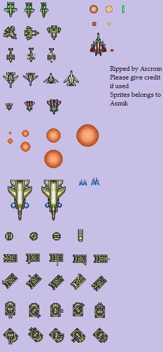 D-Force / Dimension Force - Shooting Mode Stage 1 Enemies