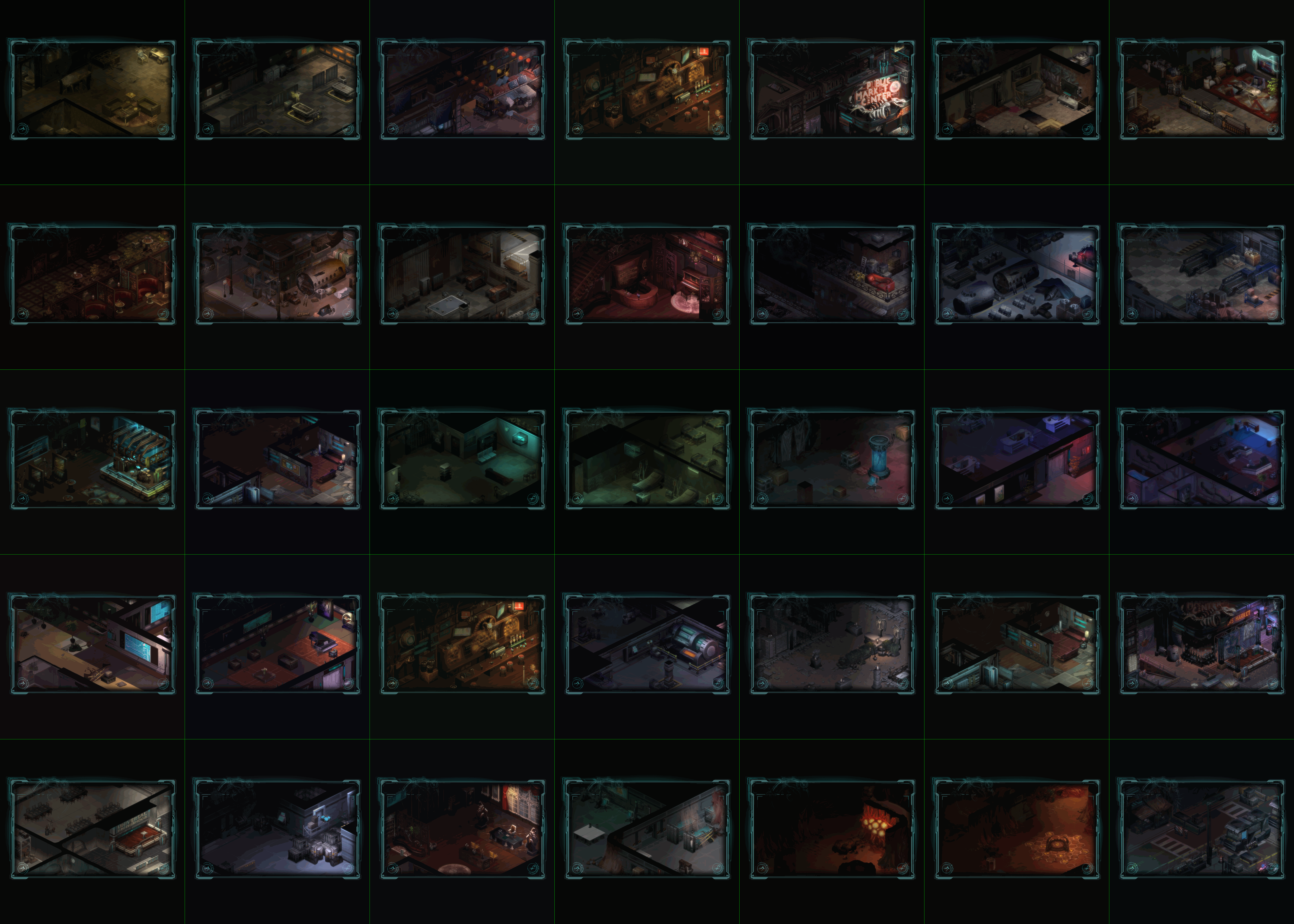 Shadowrun Returns - Loading Images (Mobile)