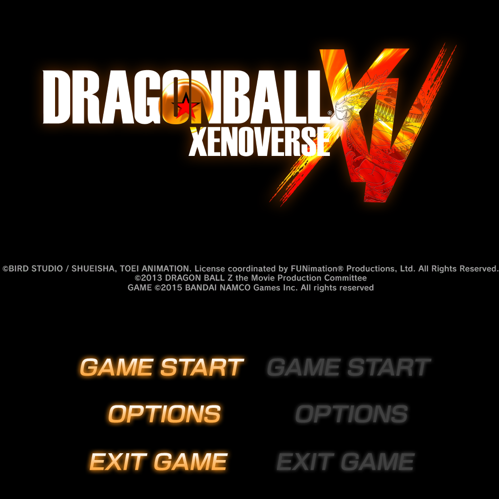 The Spriters Resource - Full Sheet View - Dragon Ball Xenoverse - Title
