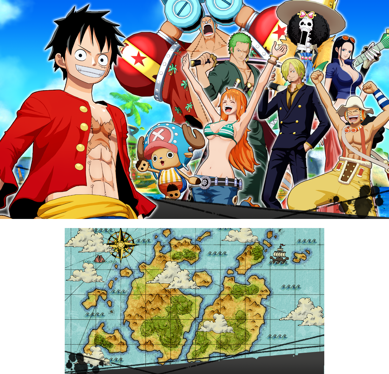 One Piece: Unlimited World Red - Wii U Menu Splash Screen