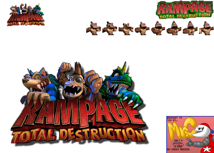 Rampage: Total Destruction - Wii Banner & Memory Data