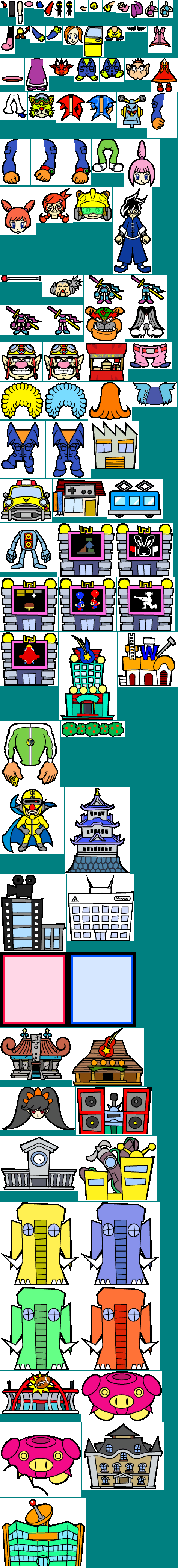 WarioWare: Smooth Moves - Single-Player Game Icons (Big)