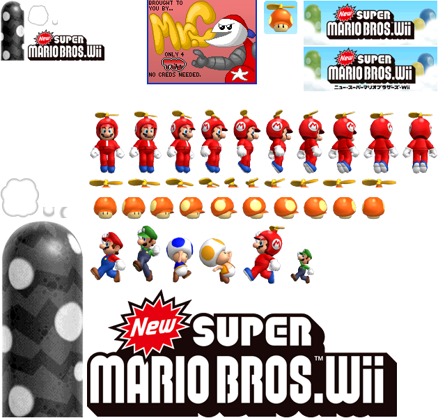 New Super Mario Bros. Wii - Wii Banner and Memory Data