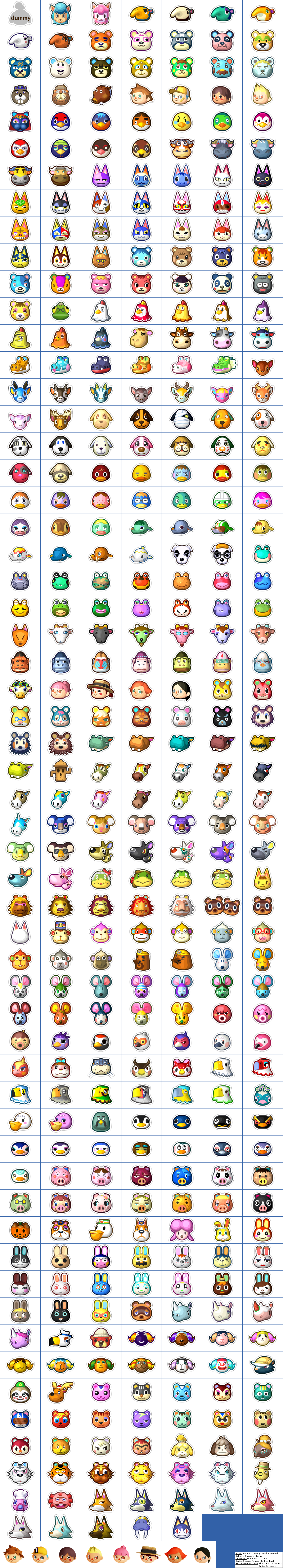 Animal Crossing: amiibo Festival - Character Icons