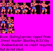 Street Master (MSX, Bootleg) - Bison