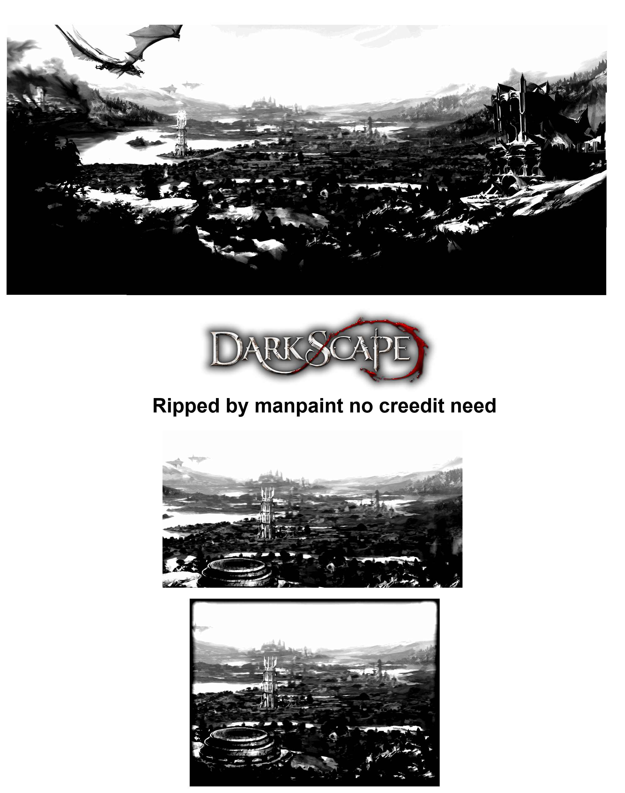 Unused DarkScape Login Backgrounds