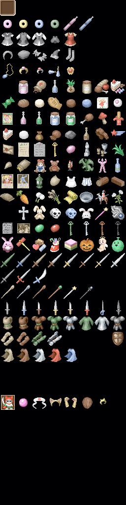 Fortune Summoners: Secret of the Elemental Stone - Items and Stuff
