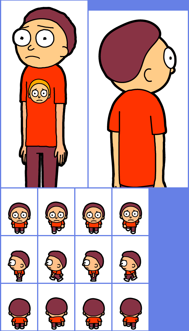 Pocket Mortys - #026 Red Shirt Morty