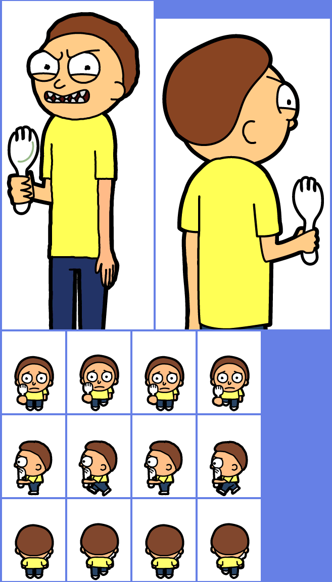 Pocket Mortys - #036 Spork Morty