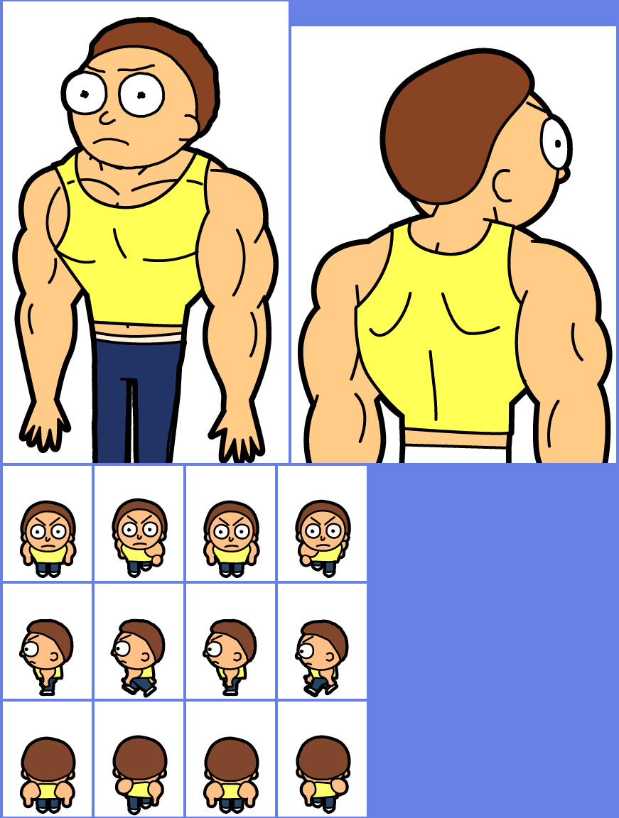 Pocket Mortys - #054 Buff Morty