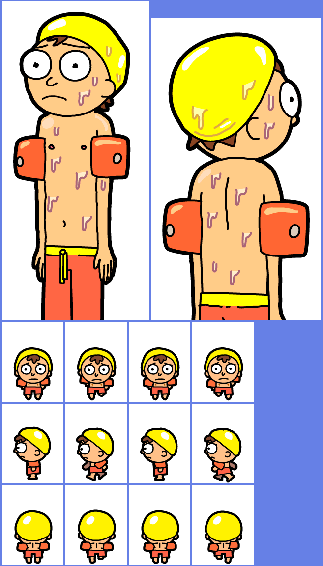 Pocket Mortys - #065 Swimmer Morty