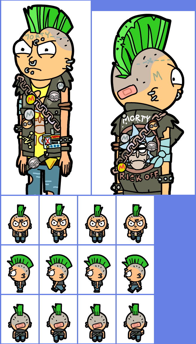 #100 Punk Morty