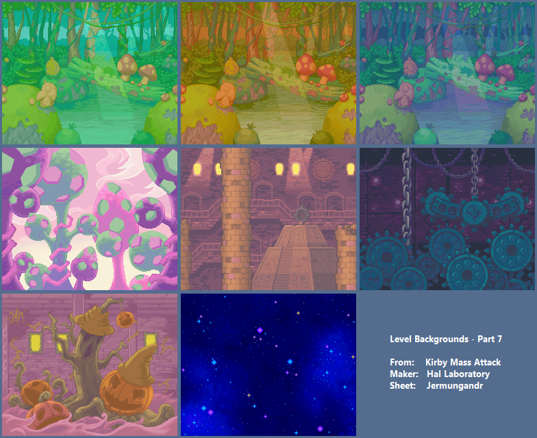 Kirby Mass Attack - Level Backgrounds 7