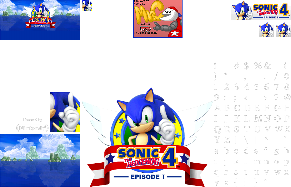 Sonic the Hedgehog 4: Episode I - Wii Banner and Memory Data