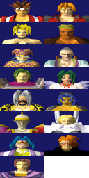 Battle Arena Toshinden 2 - Character Select