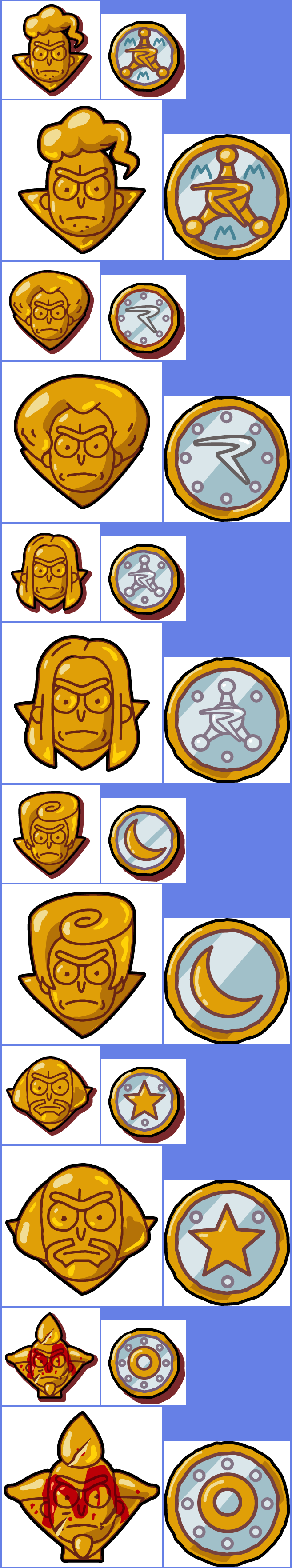 Pocket Mortys - Badges