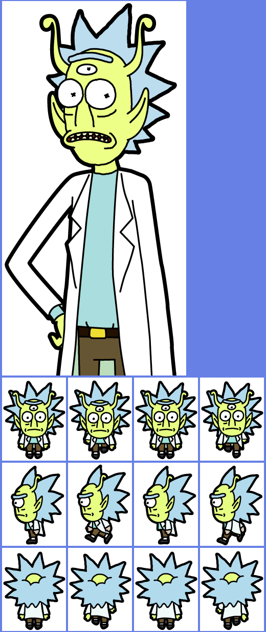 Alien Rick (2 Arms)