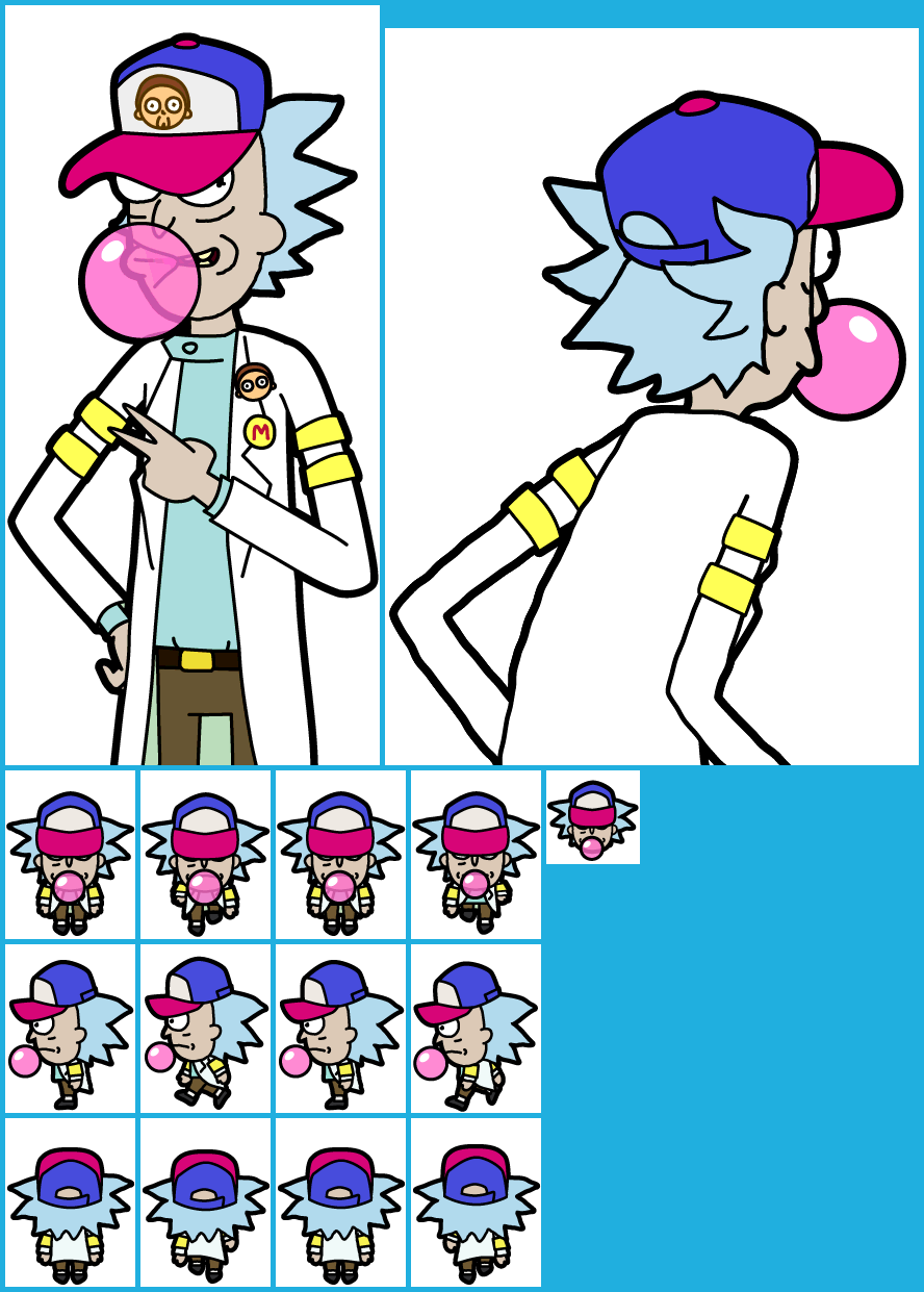 Pocket Mortys - Bubble Gum Rick