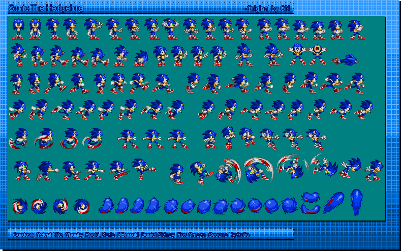 Super Smash Bros Sonic Sprites