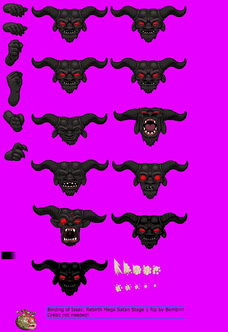 The Binding of Isaac: Rebirth - Mega Satan (Phase 1)