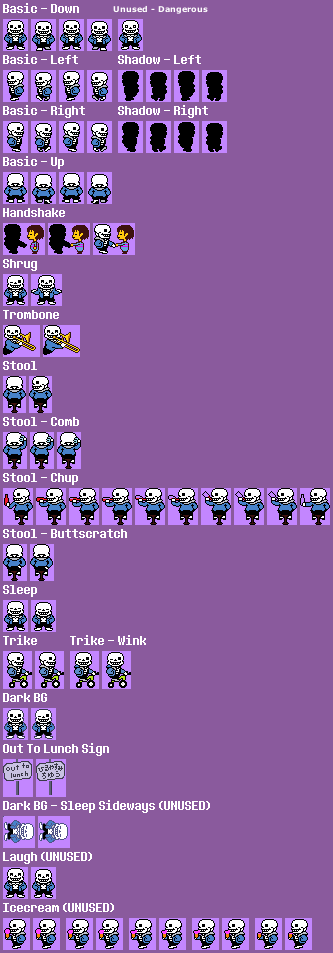 Sans Undertale Battle Sprite, HD Png Download - vhv