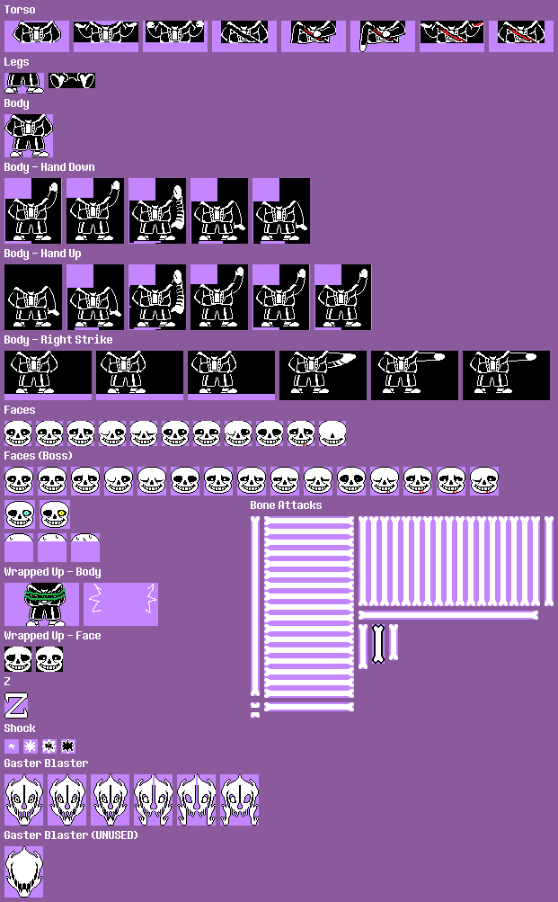 Gaster Hands Sprite