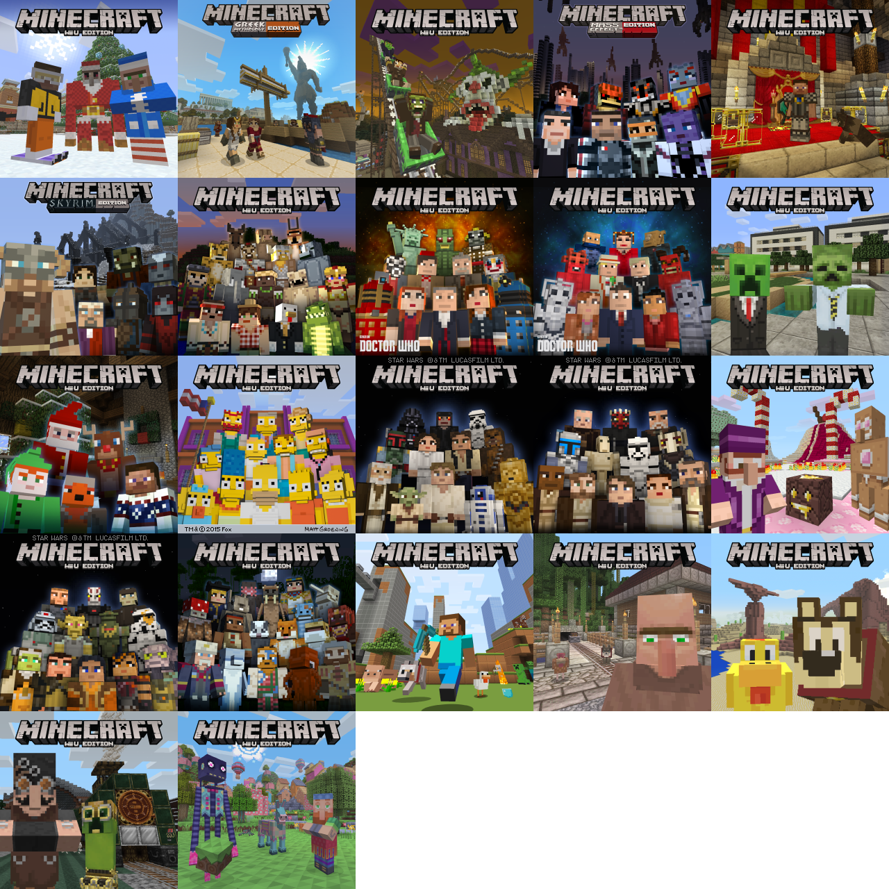 Minecraft: Wii U Edition - DLC Images