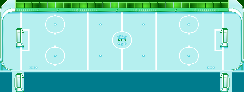 Ike Ike! Nekketsu Hockey Bu: Subette Koronde Dairantou (JPN) - Nekketsu High School Rink