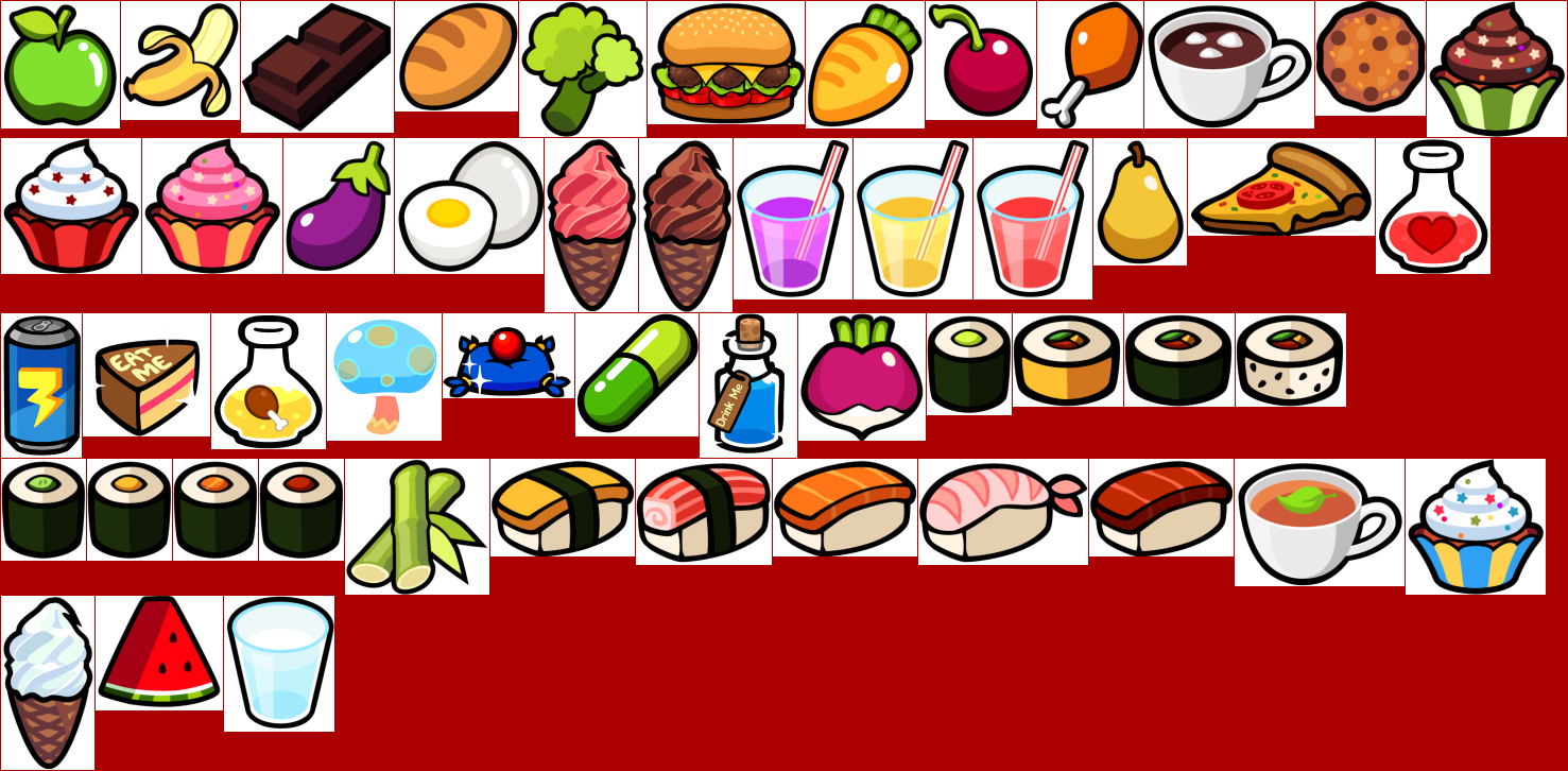 My Boo - Your Virtual Pet Game - Foods