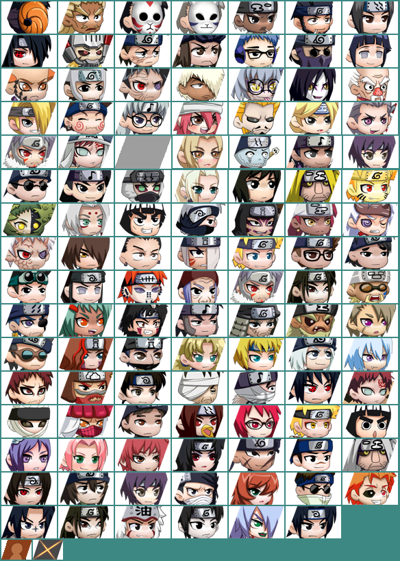 Ninja Heroes - In-Battle Character Icons