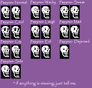 PC / Computer - Undertale - Photoshop Flowey - The Spriters Resource