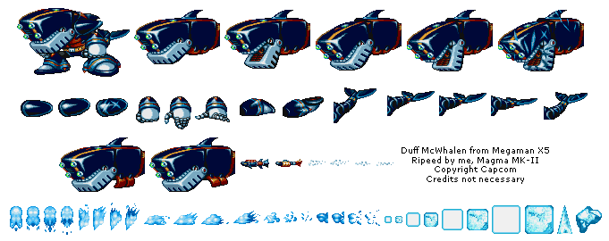 PlayStation - Mega Man X5 - Duff McWhalen / Tidal Whale