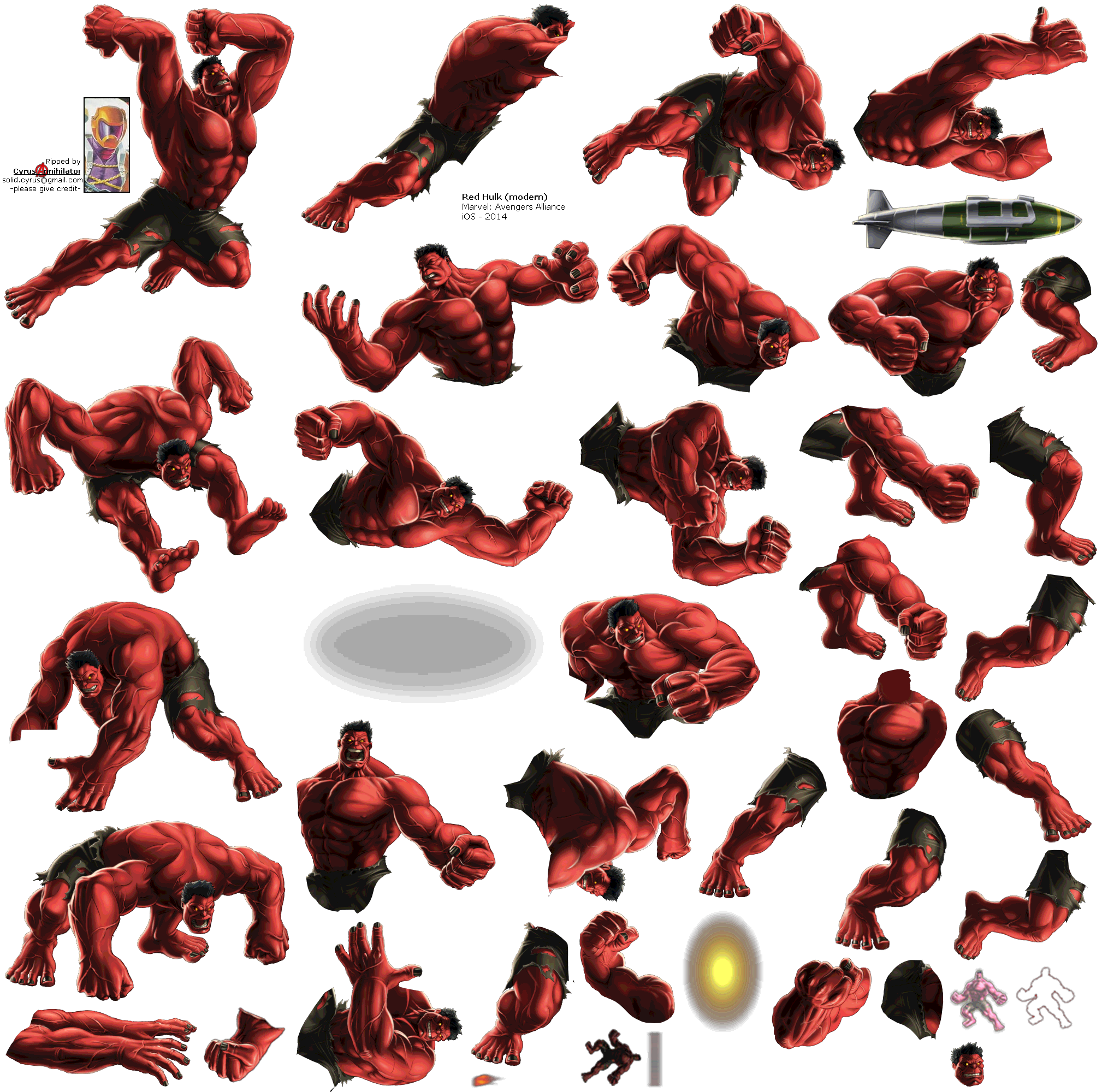 Marvel: Avengers Alliance - Red Hulk (Modern)