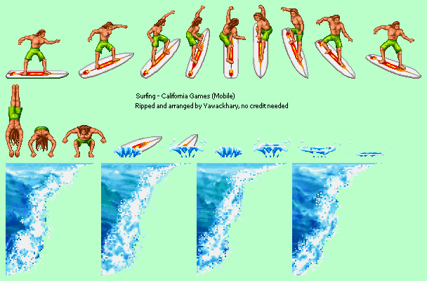 California Games - Surfing