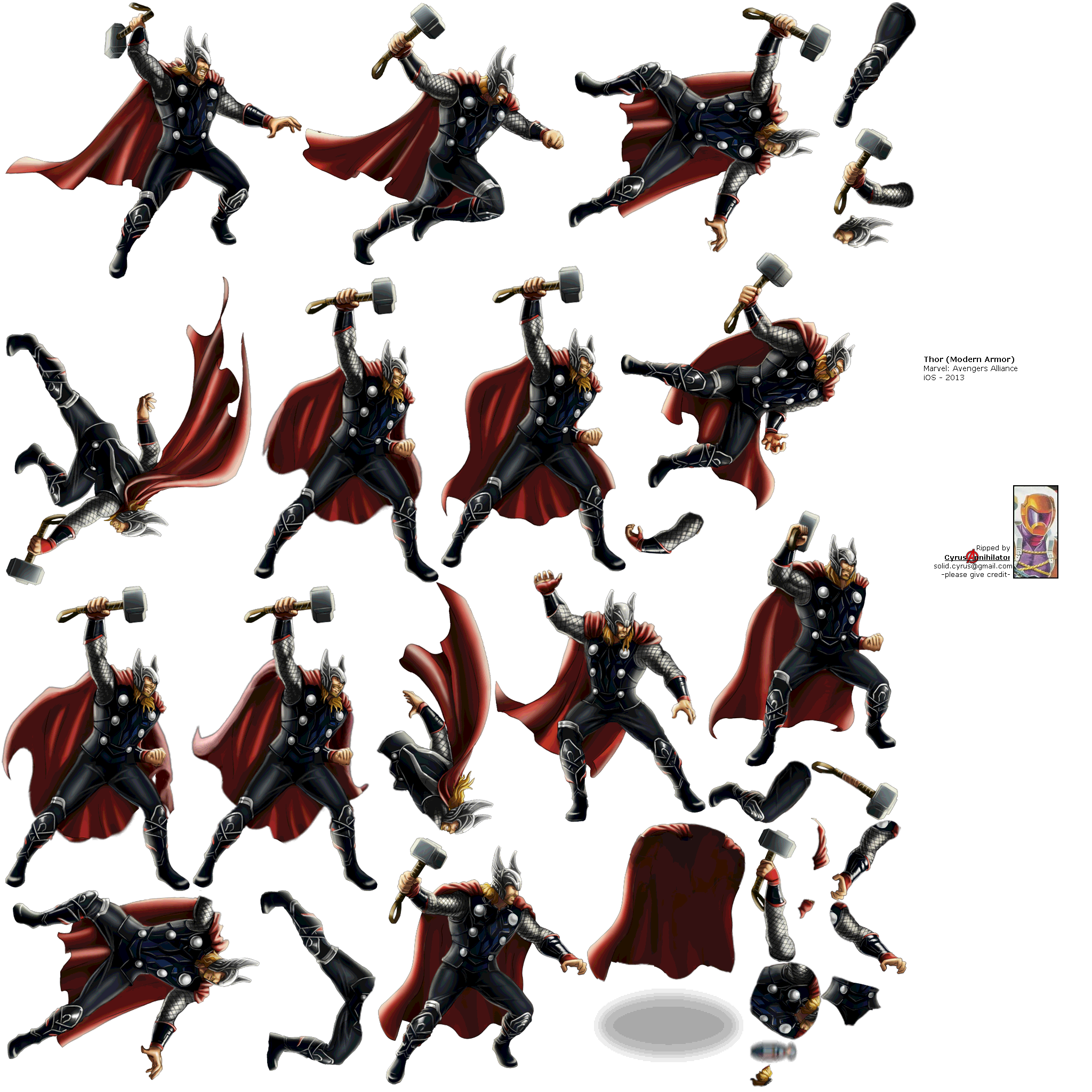 Marvel: Avengers Alliance - Thor (Modern Armor)