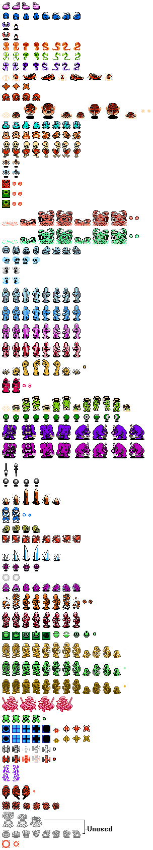 StarTropics - Enemies