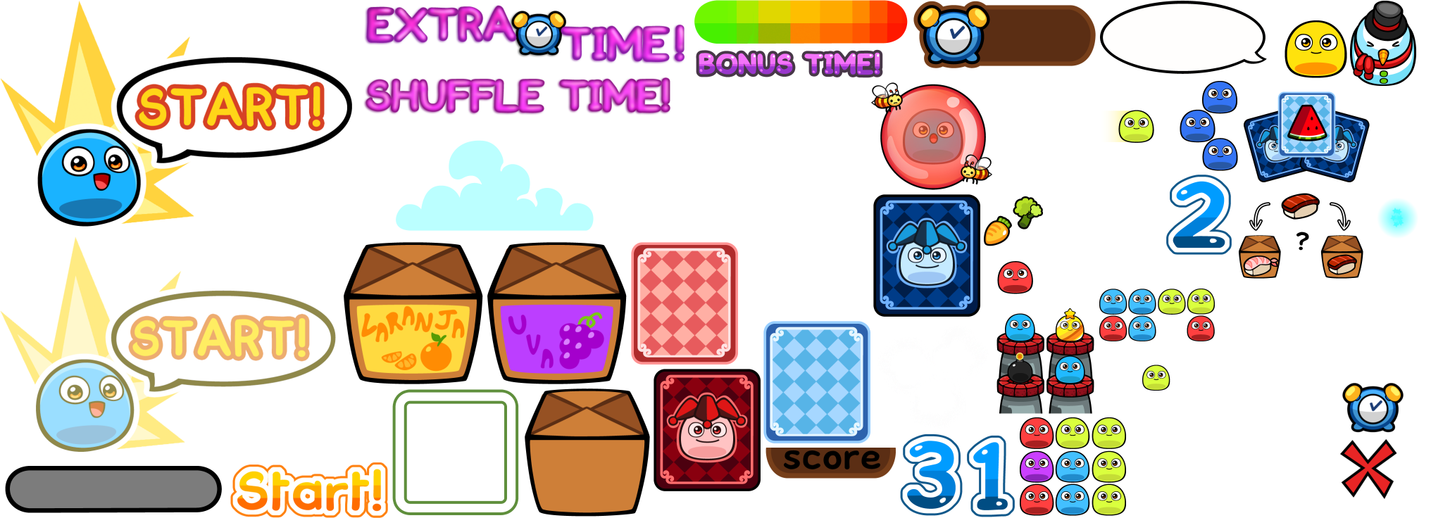 My Boo - Your Virtual Pet Game - Miscellaneous Minigame Sprites