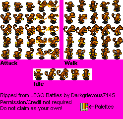 LEGO Battles - Monkey