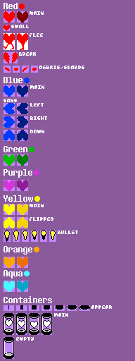 Art - Undertale Sprites Re-colored