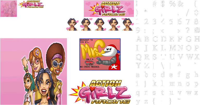 Action Girlz Racing - Wii Banner & Memory Data