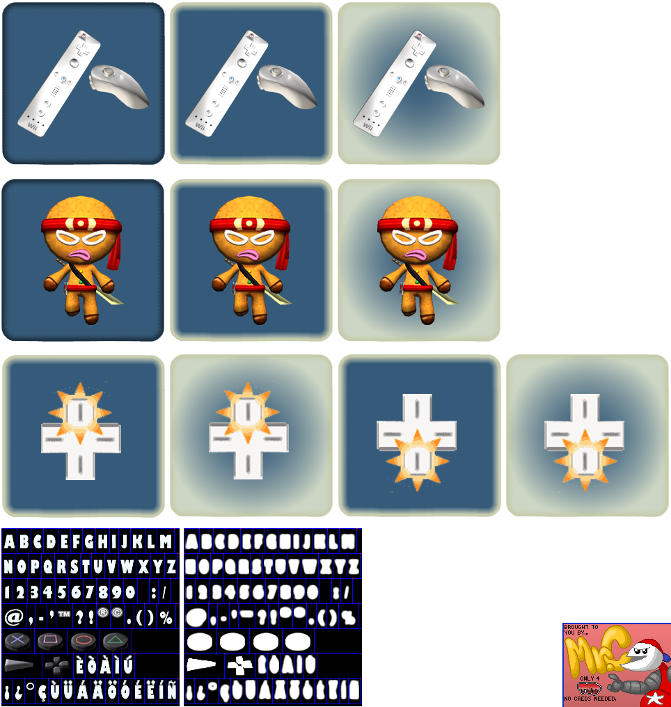 Myth Makers: Super Kart GP - Unused Controls Icons