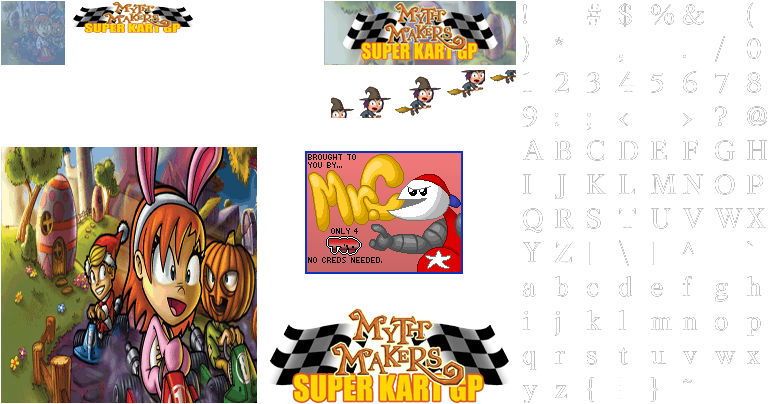 Myth Makers: Super Kart GP - Wii Banner & Memory Data